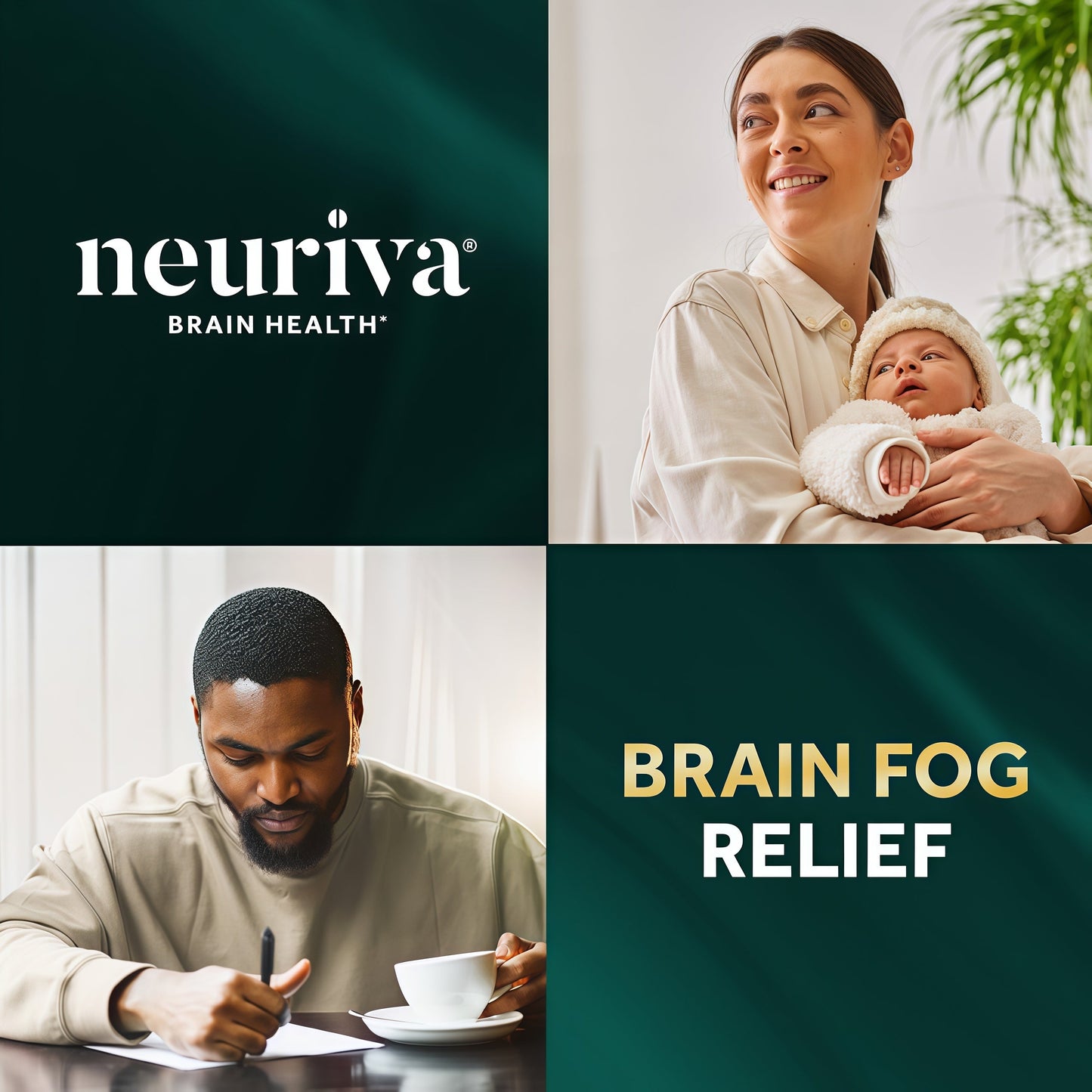 NEURIVA Ultra Brain Supplements for Memory and Focus, Phosphatidylserine, Cognivive, Neurofactor, Folic Acid, Vitamin B12 & Vitamin B6, 60 Count Capsules